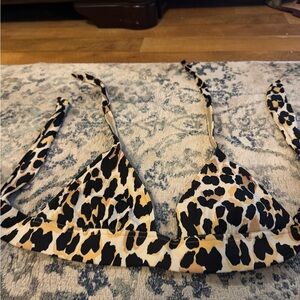 Victoria's Secret Leopard Print Bikini Top